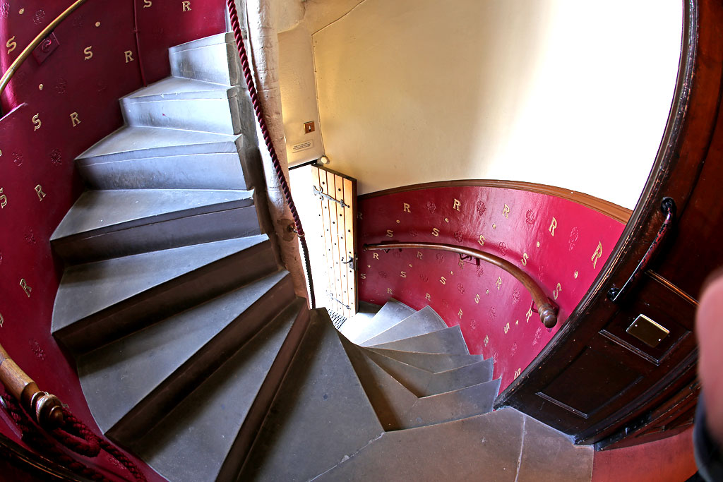 The Writers' Museum, Lady Stair's Close, Lawnmarket, Edinburgh  -  Spiral Staircase