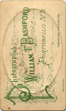 Bashford carte de visite  - green back