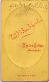 Bashford  -  back of a carte de visite  -  Royton Cottage  -  youth