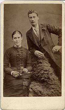 Richard Stuart Brown  -  Carte de Visite No 4  -  Studio at 2 Tollcross