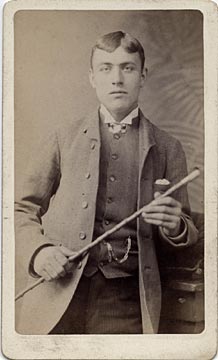 Richard Stuart Brown  -  Carte de Visite No 8  -  Studio at Brougham Street