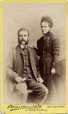 Carte de visite of a Couple  -   by Brown, Barnes & Bell