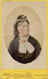 Carte de visite of a Lady, hand coloured  - by Brown, Barnes & Bell