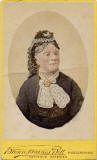 Carte de visite of a Lady, hand coloured  - by Brown, Barnes & Bell