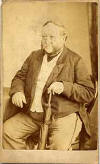 Carte de Visite from the Edinburgh Studio of Thomas Buist  -  Man with Umbrella