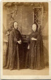 Carte de Visite from the St ANdrews Studio of Thomas Buist  -  Two Ladies