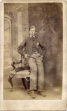 Carte de visite by T W Cowey  - Youth