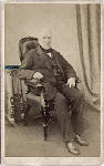 John T Croall  -  Professional Photographer -  A carte de visite of his father, George Croal