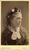 Mary Crowe, wife of Alexander Crowe, Stirling photographer and exhibitor in the PSS Exhibition in Edinburgh, December 1861