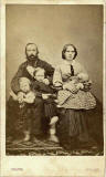 Carte de visite from the studio of Alexander Crowe, Stirling in the 1860s