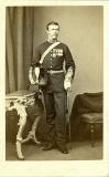 Carte de visite by E W Dallas  -  Officer with Medals