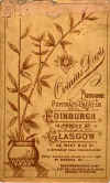 Carte de Visite (back)  -  Photographer: Ovinius Davis