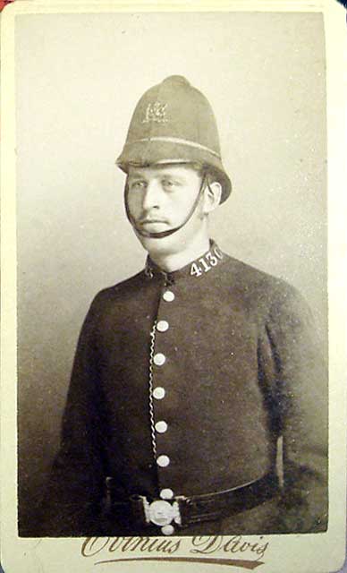 Carte de Visite from Ovinius Davis' studio  -  Policeman