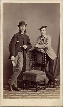 Carte de visite by Adam Diston - up to 1871 - Two Men