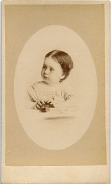 Carte de visite by Adam Diston  -  1877-1882  -  Girl
