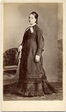 Carte de visite  by Adam Diston  -  1887-82  -  Lady