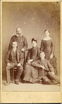 Carte de visite by Adam Disotn  -  1884-1889  -  A Group