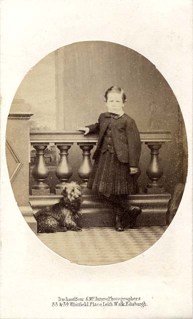 A carte de visite from the studio of Duchauffour & McIntyre