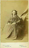 Front of a carte de visite from Edinburgh Photographic Company  -  Jessie Aitken