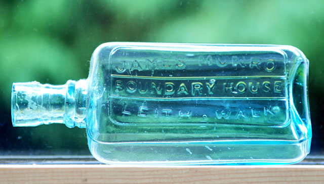Old Bottle  -  James Munro, Boundary House, Leith Walk