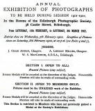 EPS Exhibition  -  February 1902  -  Classes and Medals
