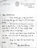 Letter from Baden-Powell to William Tyrell, Leith