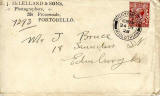 Envelope from the studio of WJ McLeland & Sons, posted 1928