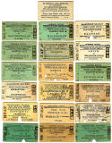 Old Railway Tickets  -  Caledonian Railway Stations