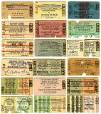 Old Railway Tickets  -  Caledonian Railway Style