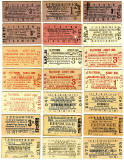 Old Railway Tickets  -  Platform Tickets