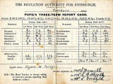 Roseburn School  -  1928-29  -  Report Card for Winnie Forsyth