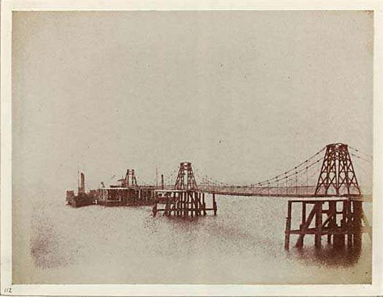 Photograph from Edinburgh Calotype Album - Volume 2, Page 95 - Chain Pier