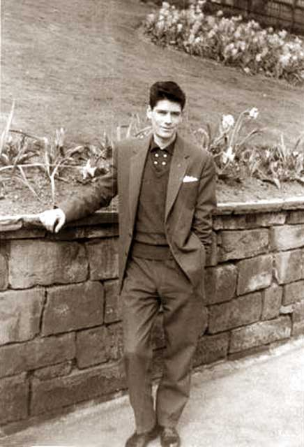 Edinburgh Fashions  -  Frank Ferri in Princes Street Gardens, 1966