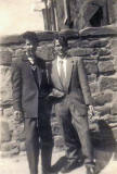 Edinburgh Fashions  -  Ian Ferri and Charlie Brown  -  Drape Suits and Tony Curis hair cuts, 1955