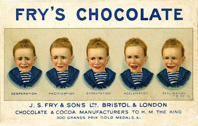 Postcard - Fry's Chocolate advert