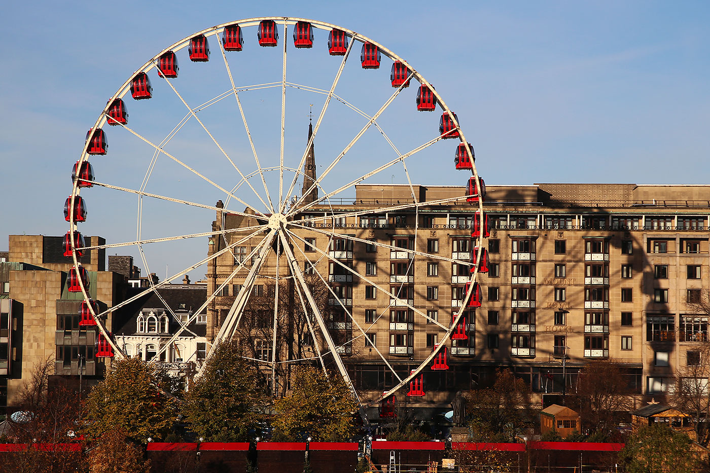 Edinburgh's Christmas 2013  -  The Edinburgh Wheel in East Princes Street Gardens