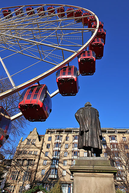 Edinburgh's Christmas 2013  -  The Edinburgh Wheel in East Princes Street Gardens