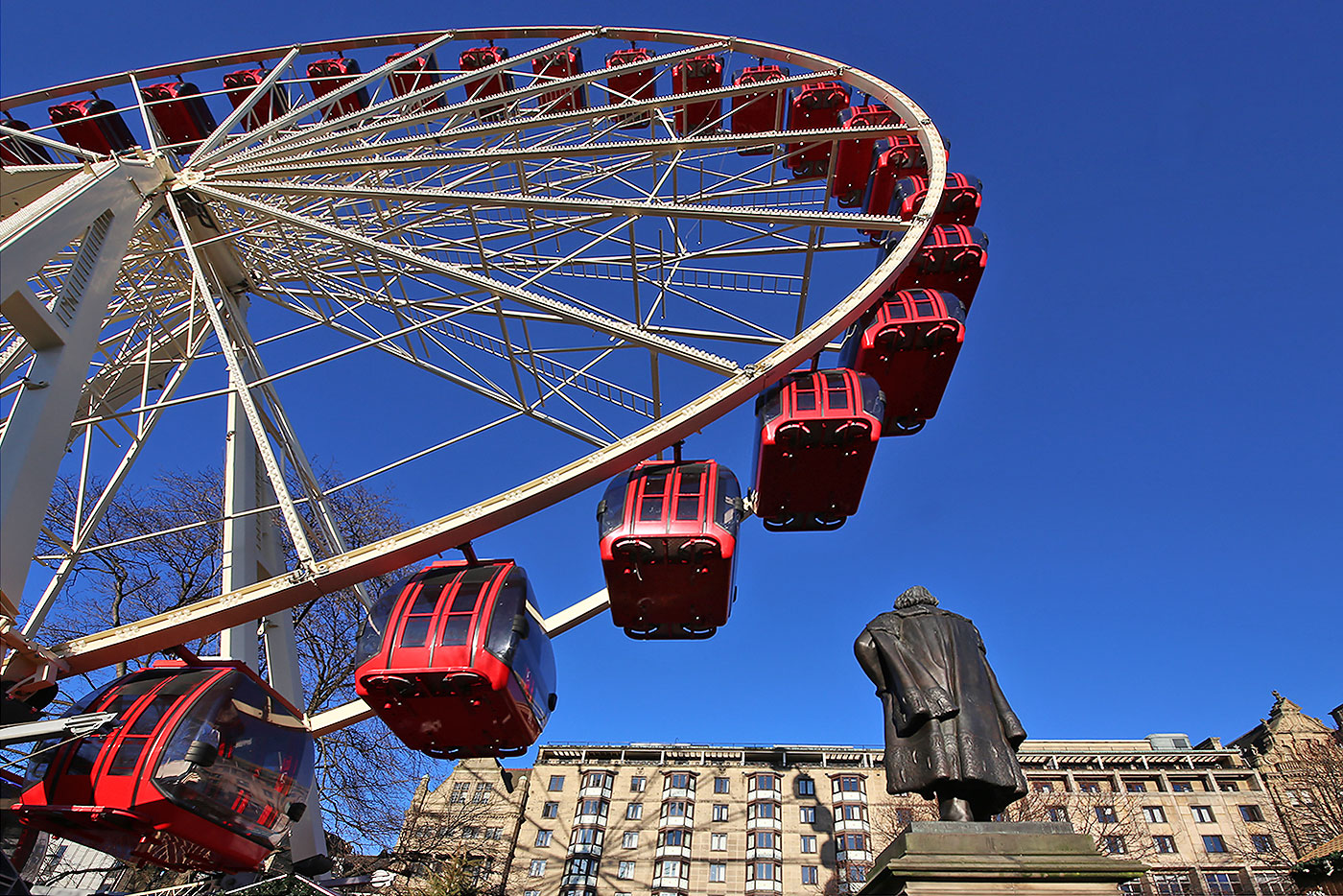 Edinburgh's Christmas 2013  -  The Edinburgh Wheel in East Princes Street Gardens