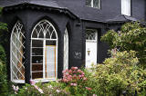 Photos taken in Edinburgh on the two days leading up to the Scottish Referendum Vote on 18 September 2014  -  Message written beside the Front Door on a house at Portobello