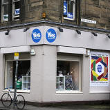 Photos taken in Edinburgh on the two days leading up to the Scottish Referendum Vote on 18 September 2014