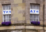 Photos taken in Edinburgh on the two days leading up to the Scottish Referendum Vote on 18 September 2014