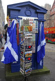 Photos taken in Edinburgh on voting day in the  Scottish Indepemdence Referendum on 18 September 2014  -  The Royal Mile