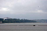 Airbus A380 -  photographed from Silverknowes Promenade - September 5, 2009