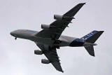 Airbus A380 - photographed from Silverknowes Promenade - September 2009