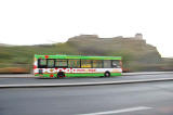 A 'Park and Ride' single decker bus heads east along  Princes Street towards the Park & Ride site at Ingliston, close to Edinburgh Airport  -  November 2005