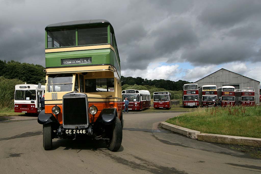 LRT Buses at Lathalmond Vintage Bus Museum, August 2009