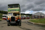 LRT Buses at Lathalmond Vintage Bus Museum, August 2009