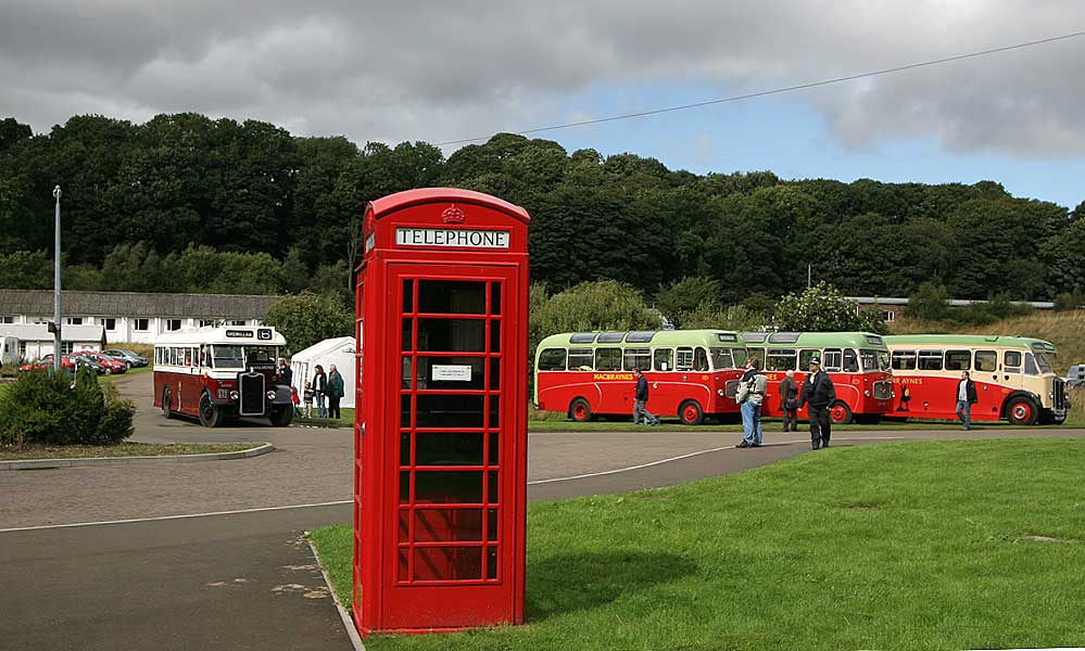 LRT Buses at Lathalmond Vintage Bus Museum, August 2009