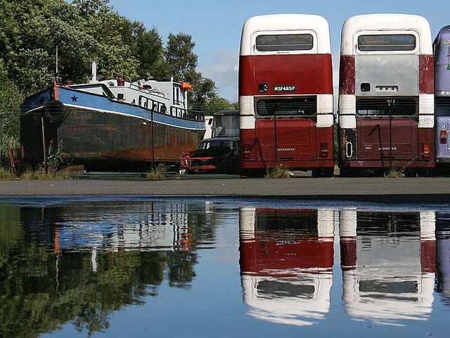 LRT Buses at Lathalmond Vintage Bus Museum, August 2009