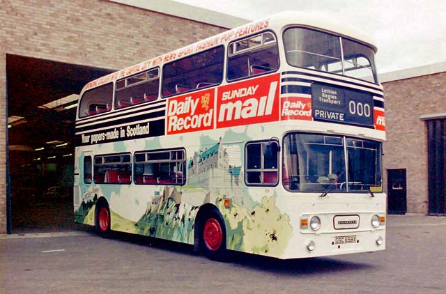 Lothian Buses  -  'All OverAdverts' on buses